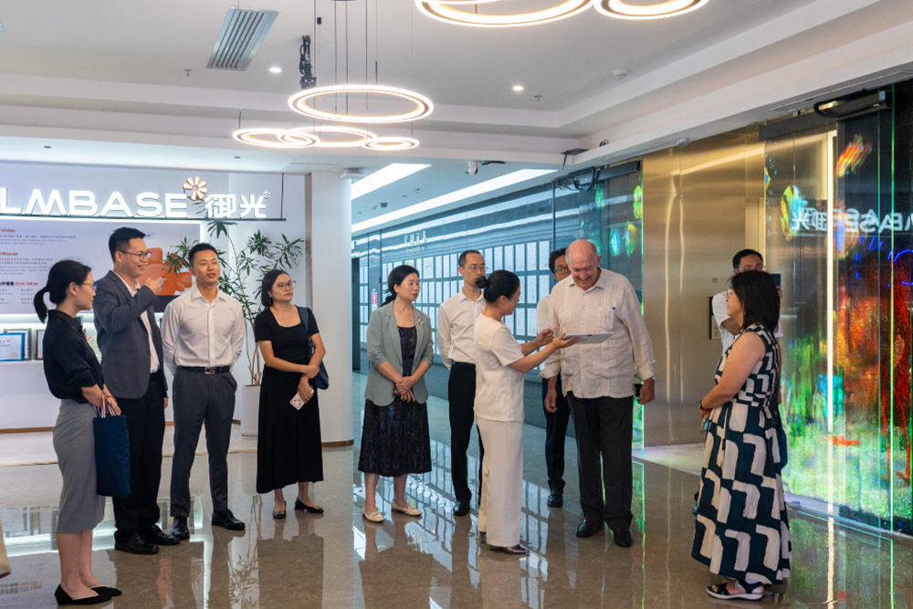 A delegation from the Spanish Chamber of Commerce in Shenzhen visited FILMBASE