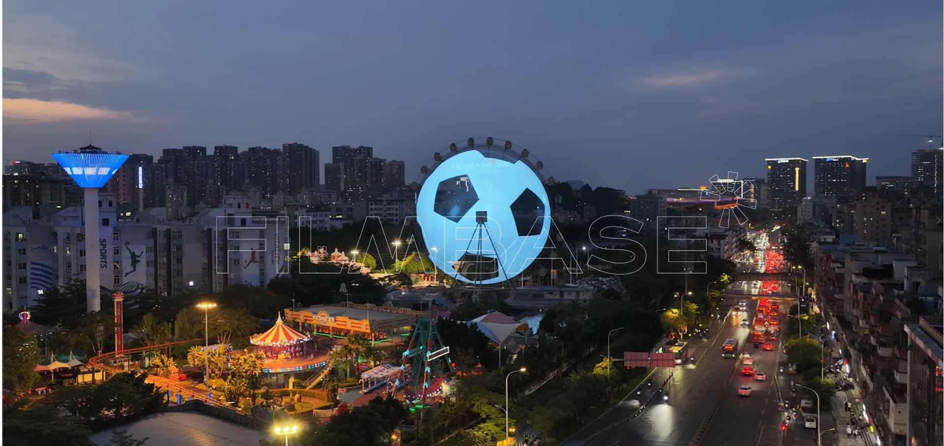 Guangdong Province's Largest Ferris Wheel-Shaped Screen