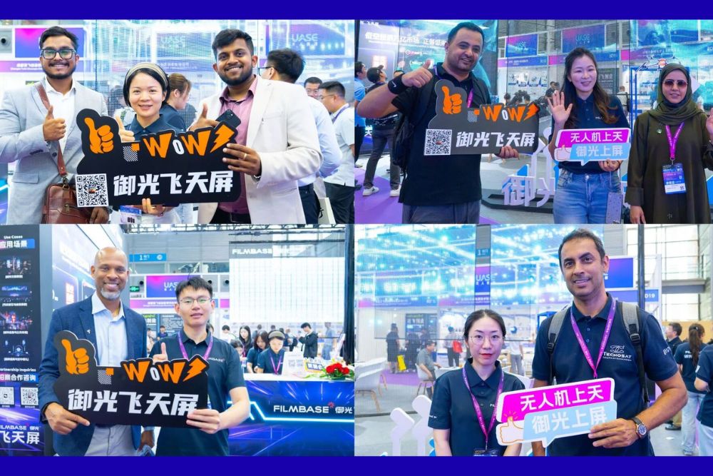 The FILMBASE booth drew the attention of international buyers.jpg