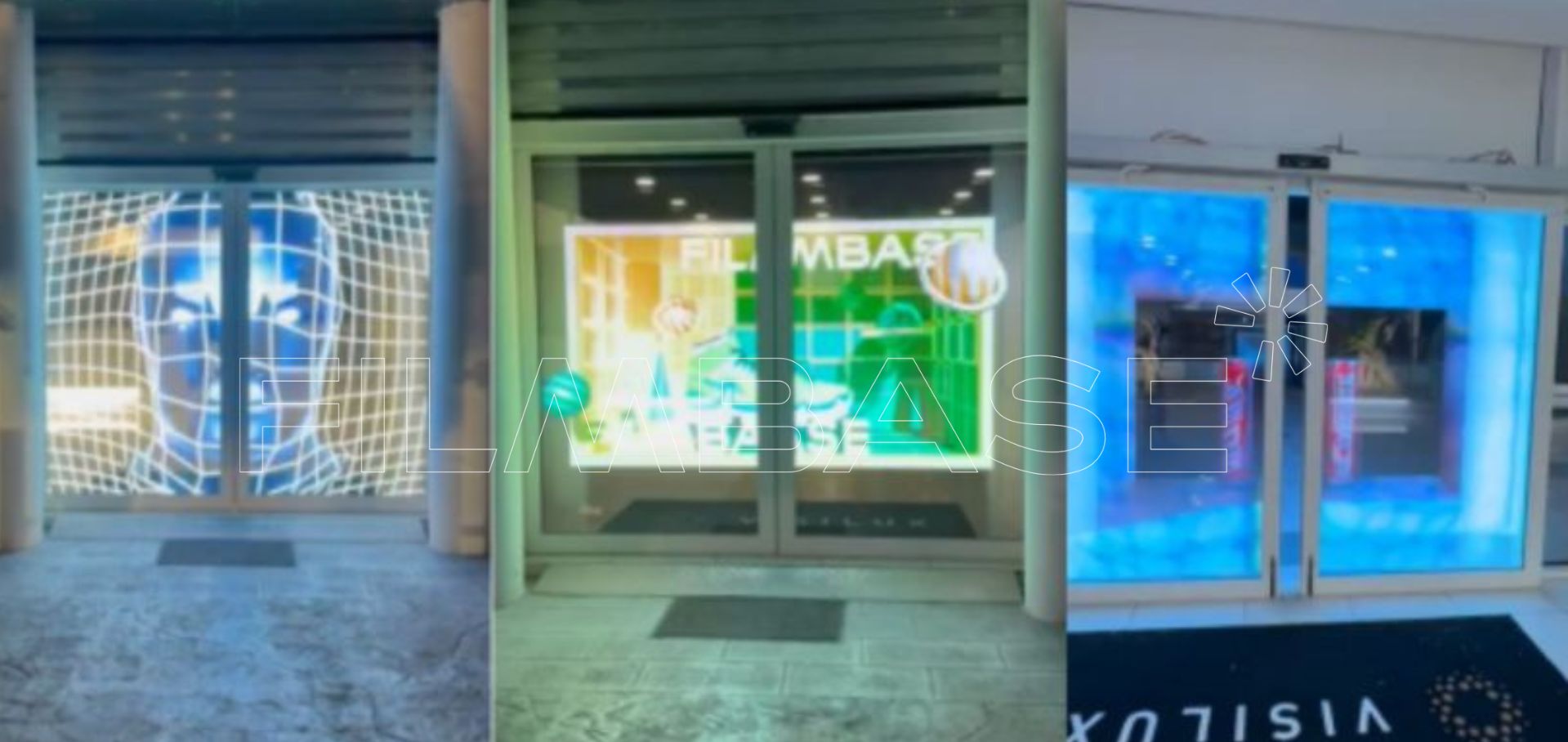 Mobile Glass Doors for Italian Office