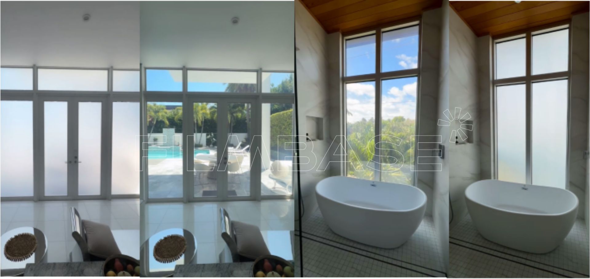 High-End Residential Swimming Pool and Bathroom Glass